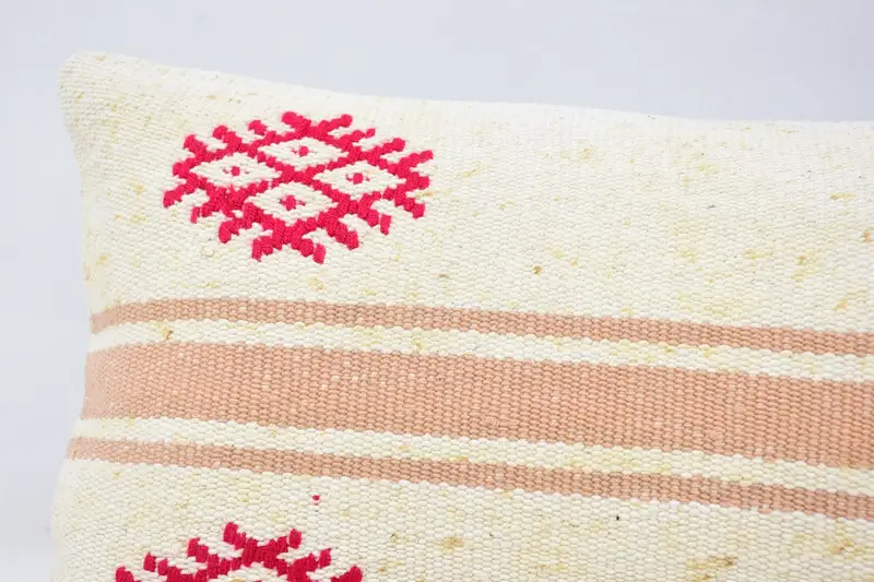 Interior Designer Pillow, Pillow, Floor Pillow Case, 12x48 White Pillow, Ottoman Cushion, Muted Cushion, Pillow for Sofa, Patio Pillow, Boho Pillow - 2