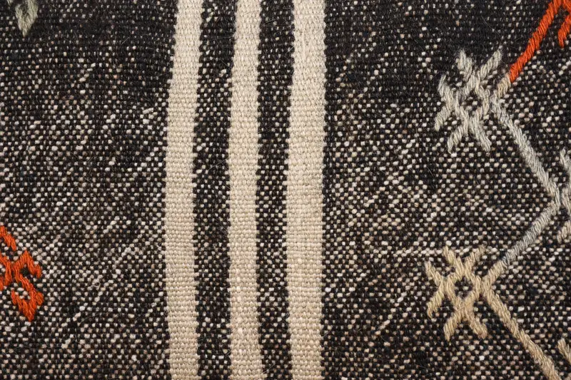 Vintage Cushion Cover, Square Throw Pillow, Ethnical Kilim Rug Pillow, Interior Designer Pillow, 16x24 Brown Pillow Case, Kilim Pillow, Pillow Cover - 3