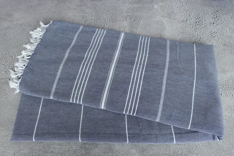 Bachelorette Favor, Beach Wedding Favor, Bridesmaid Gifts, Boho Throw Blankets, Woven Blanket, 88x60 Cotton Striped Towel, Beach Theme Wedding Gift - 6