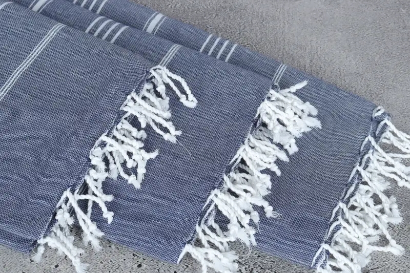Bachelorette Favor, Beach Wedding Favor, Bridesmaid Gifts, Boho Throw Blankets, Woven Blanket, 88x60 Cotton Striped Towel, Beach Theme Wedding Gift - 5