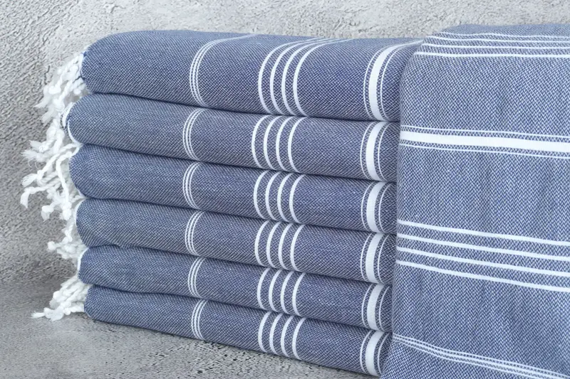Bachelorette Favor, Beach Wedding Favor, Bridesmaid Gifts, Boho Throw Blankets, Woven Blanket, 88x60 Cotton Striped Towel, Beach Theme Wedding Gift - 1