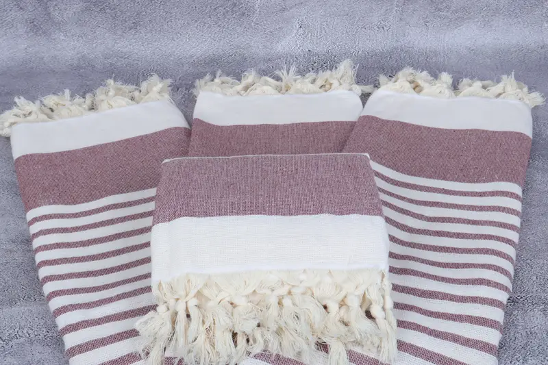 Family Gift, Beach Theme Bachelorette Party Gifts, Bridal Shower Gift, Personalized Gift, Custom Wedding Gifts, 64x36 Cotton Striped Terry Towel - 4