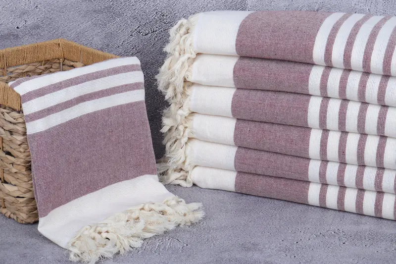 Family Gift, Beach Theme Bachelorette Party Gifts, Bridal Shower Gift, Personalized Gift, Custom Wedding Gifts, 64x36 Cotton Striped Terry Towel - 3
