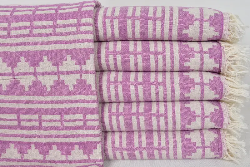 Guest Towel, Sand-free towel, Bridal Party Gifts, 70x40 Cotton Kilim Design Towel, Towel With Name, Monogram Turkish Towel, Personalized Gift - 1
