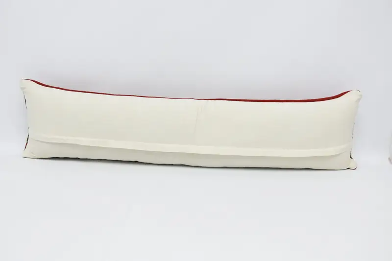 Cushion Case, Outdoor Bolster Cushion, Kilim Pillow, 12x48 Orange Pillow Case, Pillow for Sofa, Pillow for Couch - 6