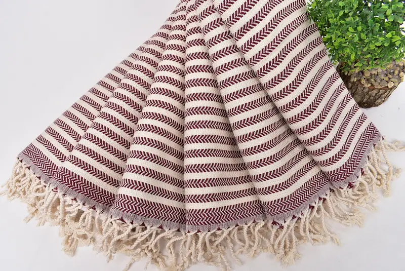 Düğün Hediyesi, Gelin Duş Favorları, Kişiselleştirilmiş Hediye, Tatil Havlu, Banyo Havlu, 40x18 Pamuklu Chevron Havlu, Yaz Hediyesi, Monogram Yemek Havlu - 4