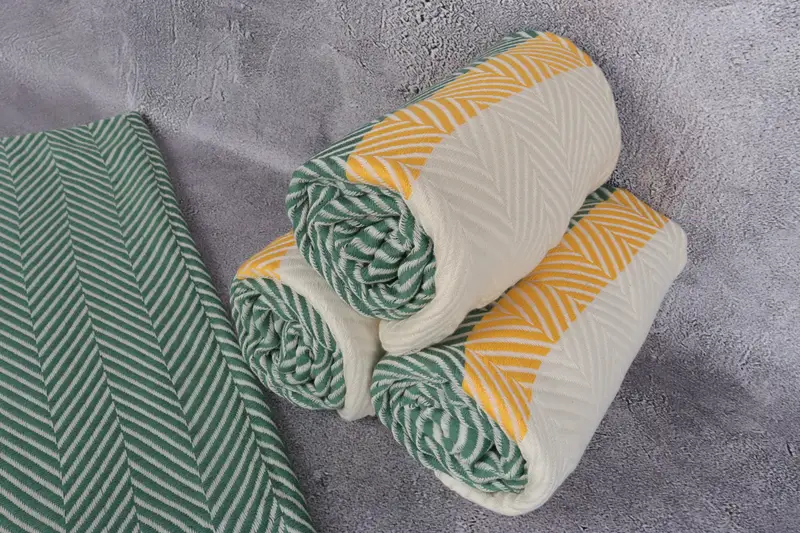 Lightweight towel, Gifts For Him, Quick-Dry Beach Towel, First Wedding Anniversary Gift, 76x40 Cotton Striped Towel, Bachelorette Party Favors Beach - 8