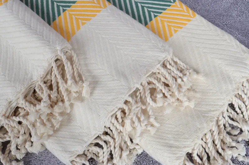 Lightweight towel, Gifts For Him, Quick-Dry Beach Towel, First Wedding Anniversary Gift, 76x40 Cotton Striped Towel, Bachelorette Party Favors Beach - 5