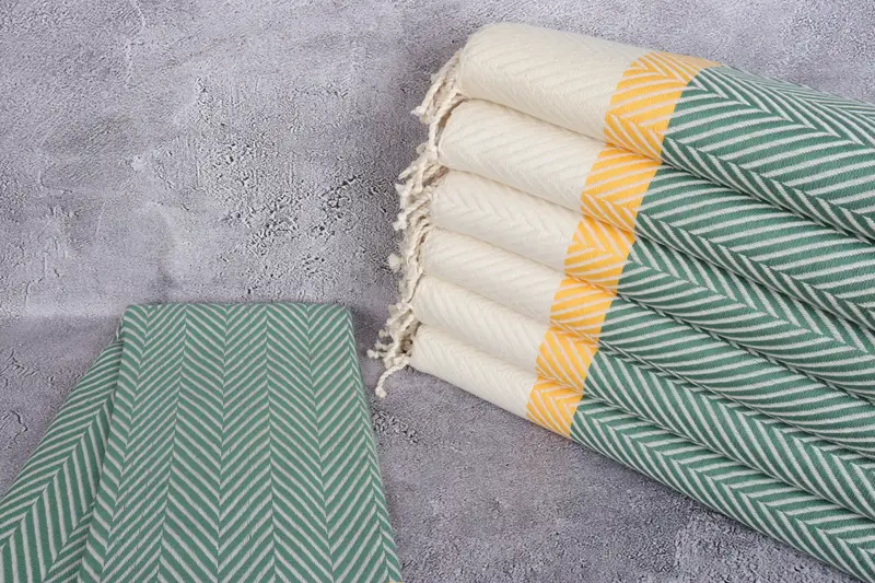 Lightweight towel, Gifts For Him, Quick-Dry Beach Towel, First Wedding Anniversary Gift, 76x40 Cotton Striped Towel, Bachelorette Party Favors Beach - 2