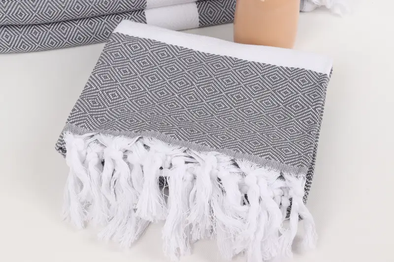 Luxury Beach Towel, Beach Wedding Favor, Gift For Bride, Bridesmaid Gift Towel, 70x40 Cotton Diamond Towel, Turkish Towel Beach, Personalized Towel - 5