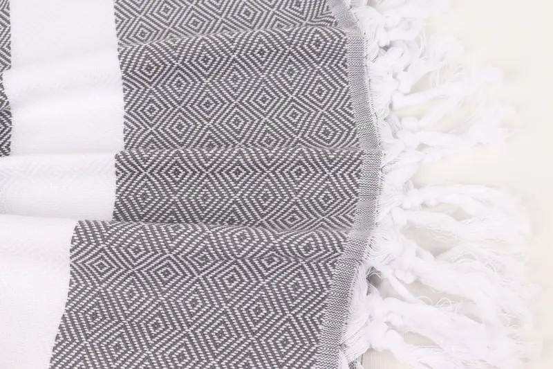 Luxury Beach Towel, Beach Wedding Favor, Gift For Bride, Bridesmaid Gift Towel, 70x40 Cotton Diamond Towel, Turkish Towel Beach, Personalized Towel - 8