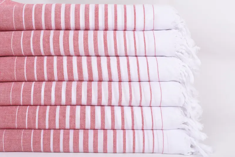 Gym Towel, Peshtemal Towel, Monogram Turkish Towel, Soft towel, Personalised Gift, Fouta towel, Best Friend Wedding Gift, 68x36 Cotton Striped Towel - 3