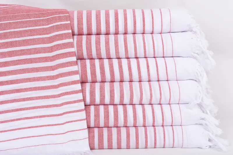 Gym Towel, Peshtemal Towel, Monogram Turkish Towel, Soft towel, Personalised Gift, Fouta towel, Best Friend Wedding Gift, 68x36 Cotton Striped Towel - 1