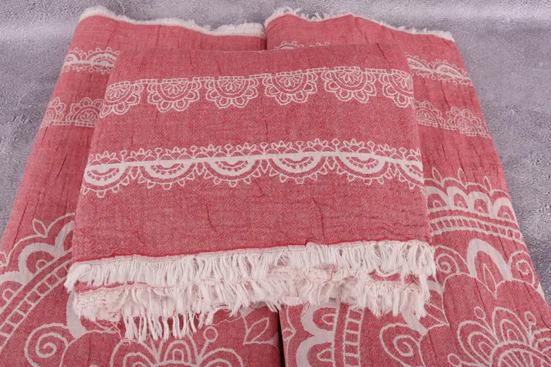 Monogram Blanket, Tablecloth, Shower Curtain, Bachelorette Party Gifts Bridesmaids, Bachelorette Party Favors, 88x80 Cotton Kilim Design Towel - 4