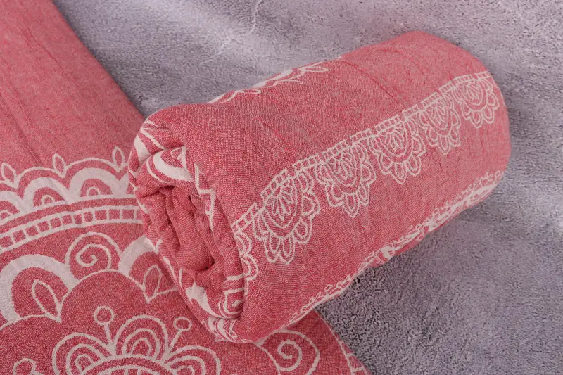 Monogram Blanket, Tablecloth, Shower Curtain, Bachelorette Party Gifts Bridesmaids, Bachelorette Party Favors, 88x80 Cotton Kilim Design Towel - 7