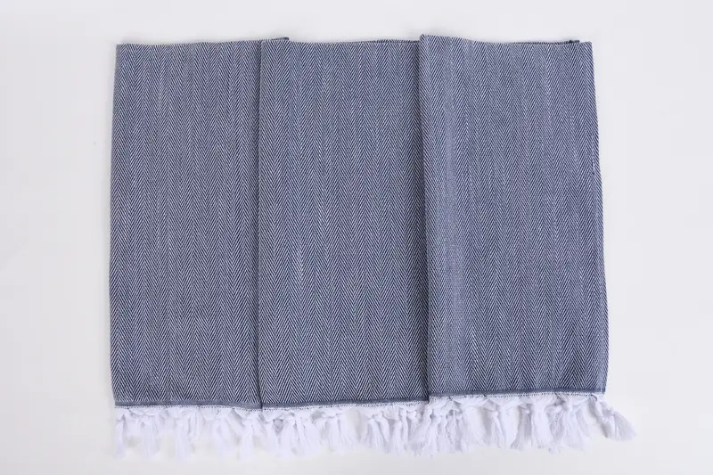 36x18 Baumwoll -Fischgrätenhandtuch, Weihnachtsgeschenke, Geschenk für Hochzeitstag, personalisierte Geschenke, personalisiertes Küchentuch, türkisches Handtuch Handtuch - 7