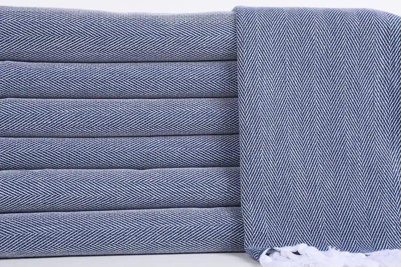 36x18 Baumwoll -Fischgrätenhandtuch, Weihnachtsgeschenke, Geschenk für Hochzeitstag, personalisierte Geschenke, personalisiertes Küchentuch, türkisches Handtuch Handtuch - 1