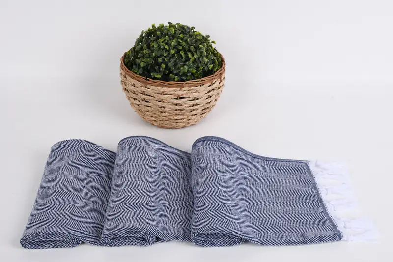 36x18 Baumwoll -Fischgrätenhandtuch, Weihnachtsgeschenke, Geschenk für Hochzeitstag, personalisierte Geschenke, personalisiertes Küchentuch, türkisches Handtuch Handtuch - 8
