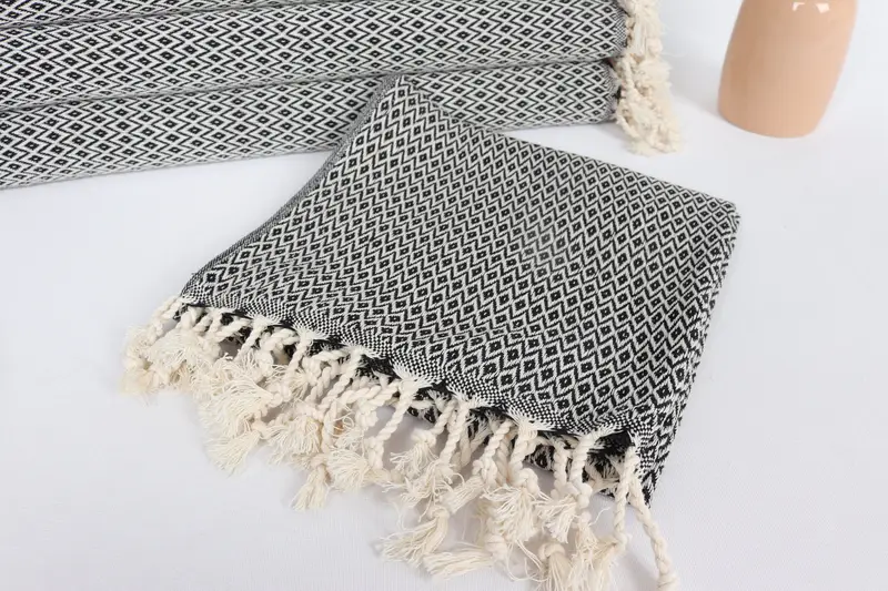 Xmas Gifts, Customized Towels, Personalized Gifts, 40x20 Cotton Diamond Towel, Spa Towel, Bridesmaid Gifts, Wedding Favors, Turkish Towel Monogram - 4