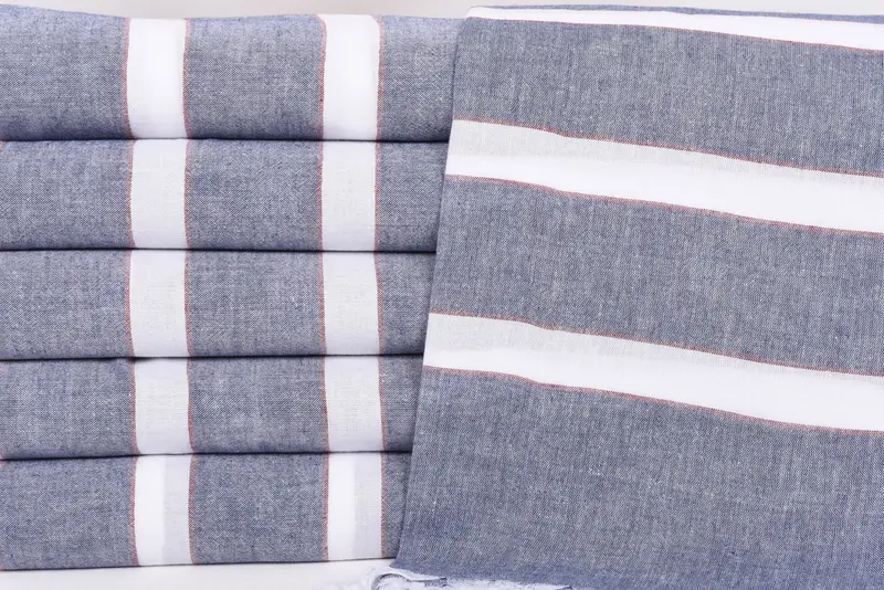 Bachelor Towel, Lightweight towel, Personalized Gift For Him, Luxury Beach Towel, Personalized Beach Towel, Gift For Her, 70x40 Cotton Striped Towel - 2