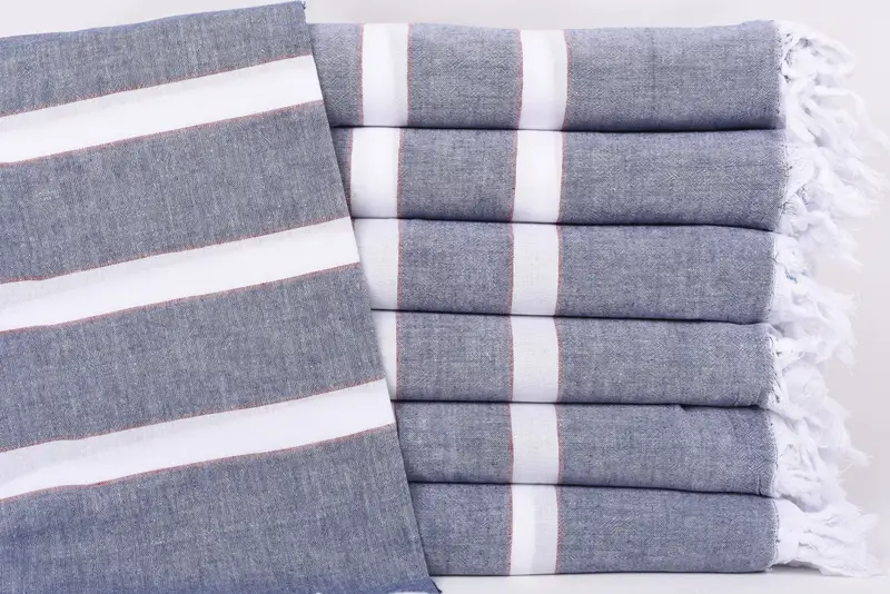 Bachelor Towel, Lightweight towel, Personalized Gift For Him, Luxury Beach Towel, Personalized Beach Towel, Gift For Her, 70x40 Cotton Striped Towel - 1