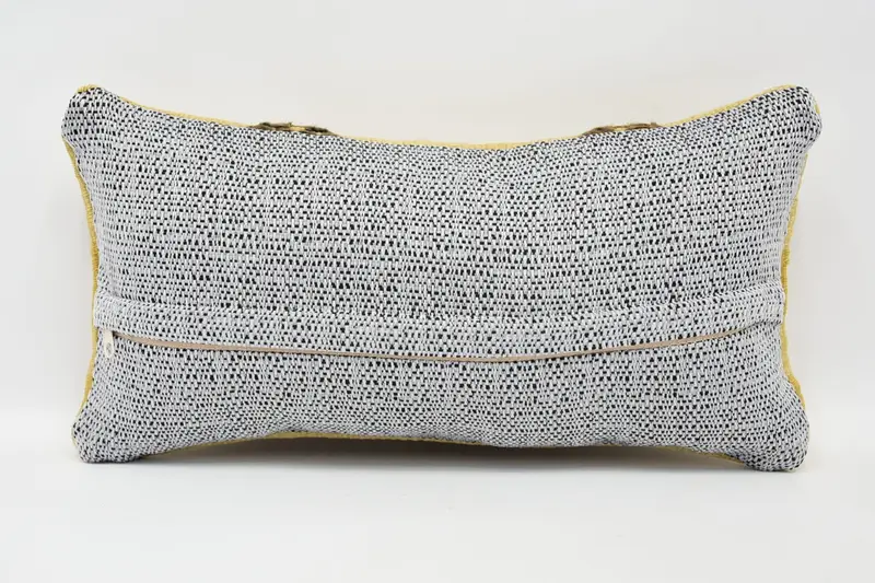 8x16 Beige Pillow, Turkish Kilim Pillow, Retro Pillow, Decorative Throw Cushion, Boho Pillow, Pillow Cover, Kilim Pillow Cover, Cotton Cushion Case - 6