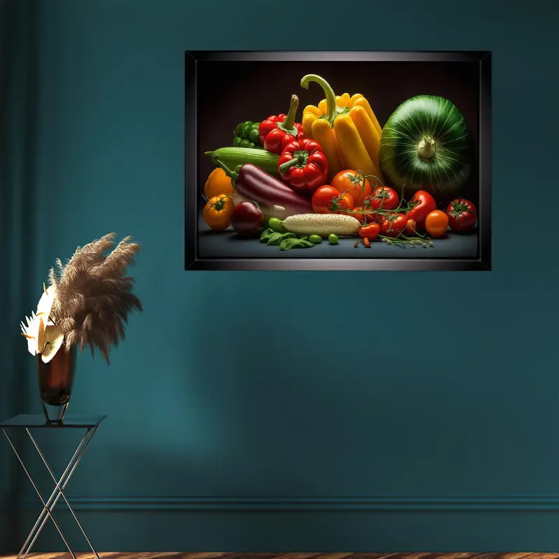 Elegant Printed Glass: Modern Farm-Inspired Kitchen Dining Essential