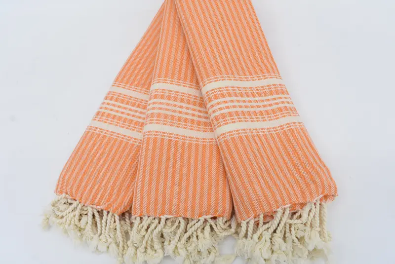 68x38 Cotton Striped Towel, Antibacterial Turkish peshtemal towel, Valentines Day Gift Idea, Gift For Her, Absorbent Turkish towel, Home Decor Gifts - 3