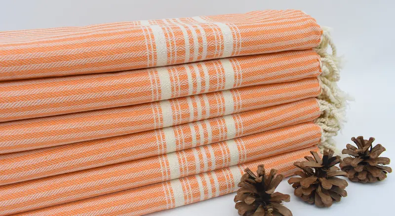 68x38 Cotton Striped Towel, Antibacterial Turkish peshtemal towel, Valentines Day Gift Idea, Gift For Her, Absorbent Turkish towel, Home Decor Gifts - 1
