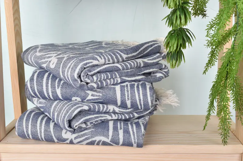 Bulk Order Towel, Bachelor Party Gifts, Bridal Shower Favors, Yoga Towel, Bachelor Gifts, Lightweight Turkish towel, 70x36 Cotton Fish Design Towel - 8