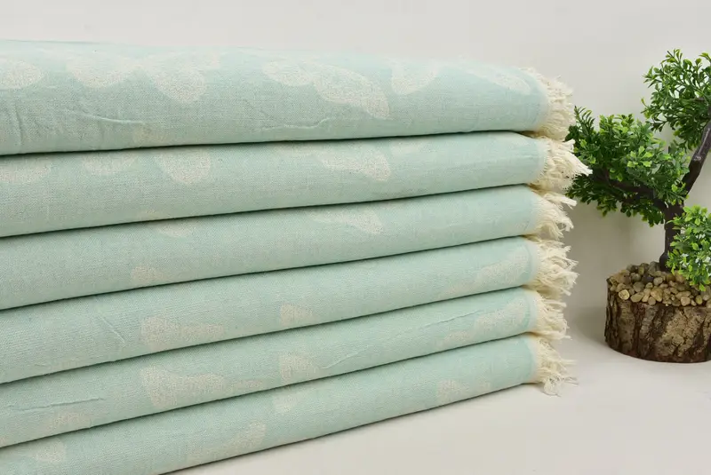Christmas Gift, Lightweight Turkish towel, Quick-Dry Beach Towel, Custom Bath Towel, Beach Towel Bulk, 68x36 Cotton Butterfly Pattern Towel - 3