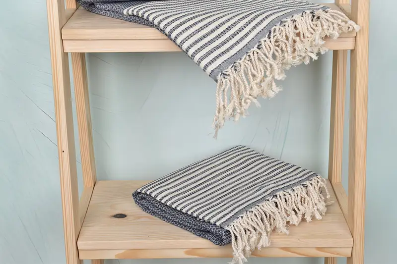 Valentines Day Gift For Her, 68x40 Cotton Striped Towel, Grandma Gift, Bridesmaid Gifts, Custom Beach Towel, Bachelorette Party Gifts Bridesmaids - 5