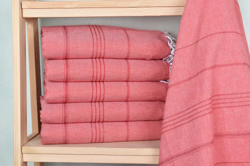 Spa Gift Towel, Sand-resistant towel, Friends Beach Towel, Soft towel, 70x40 Cotton Striped Towel, Best Beach Towel, Best Friend Gift Ideas - 2