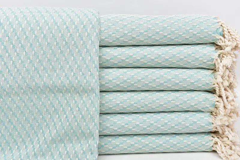Best Friend Gift, Handmade Turkish Towel, 68x40 Cotton Geometric Towel, Turkish Beach Towel Monogram, Christmas Favors, Cotton towel, Organic towel - 1