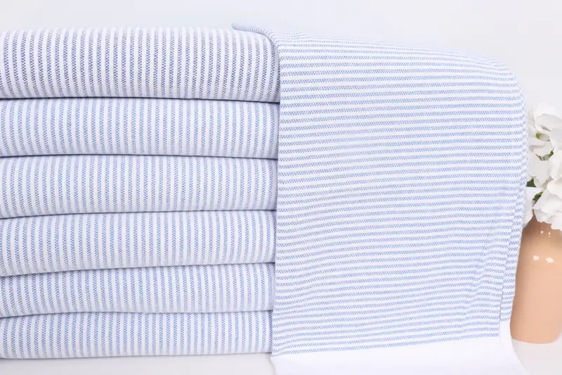 Personalized Gift, Travel Towel, 40x18 Cotton Striped Towel, Wedding Favors, Wedding Gift Kitchen Towel, Engagement Gift, Turkish Towel Hand Towel - 2