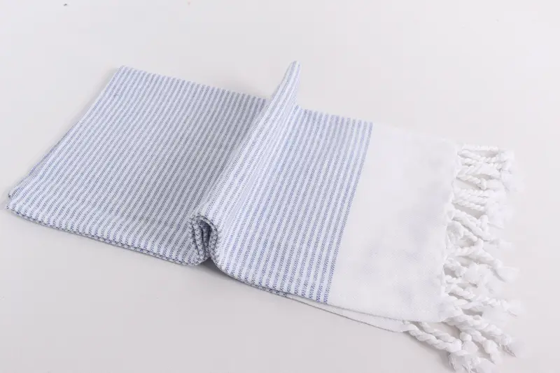 Personalized Gift, Travel Towel, 40x18 Cotton Striped Towel, Wedding Favors, Wedding Gift Kitchen Towel, Engagement Gift, Turkish Towel Hand Towel - 6