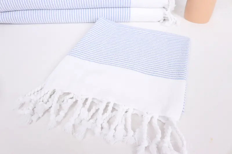 Personalized Gift, Travel Towel, 40x18 Cotton Striped Towel, Wedding Favors, Wedding Gift Kitchen Towel, Engagement Gift, Turkish Towel Hand Towel - 5
