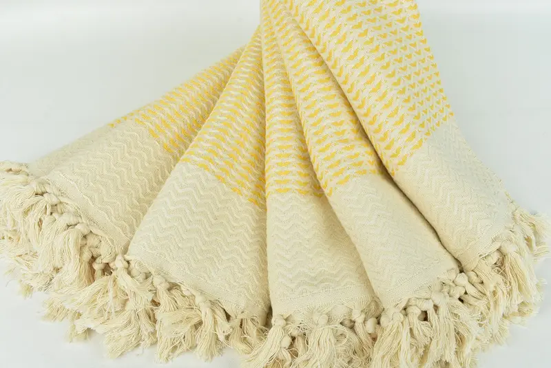 Turkish beach towel, Gift Boxes Towel, Custom Wedding Gifts, 76x40 Cotton Diamond Towel, Scarf Towel, Pool Towels, Quick-dry peshtemal, Yoga Towel - 4