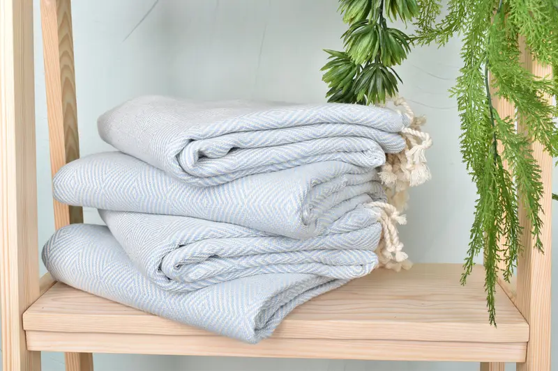 Fouta towel, 74x40 Cotton Diamond Towel, Beach Towel Gift, Thin and lightweight Turkish peshtemal, Valentines Day Gift For Him, Best Friend Gift - 7