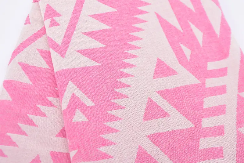 Wedding Day Gift For Bride, Bachelorette Party Favors, Oversized Beach Towel, 76x40 Cotton Geometric Towel, Large Turkish Towel, Quick-dry peshtemal - 5