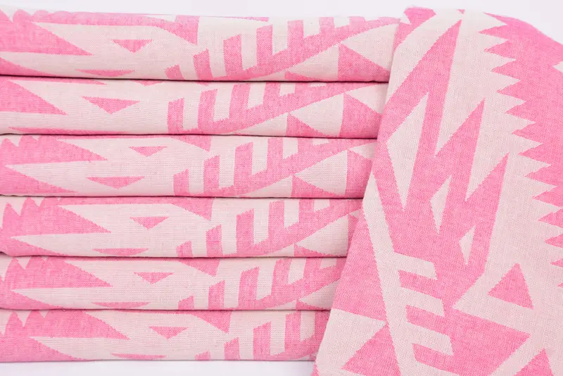 Wedding Day Gift For Bride, Bachelorette Party Favors, Oversized Beach Towel, 76x40 Cotton Geometric Towel, Large Turkish Towel, Quick-dry peshtemal - 3