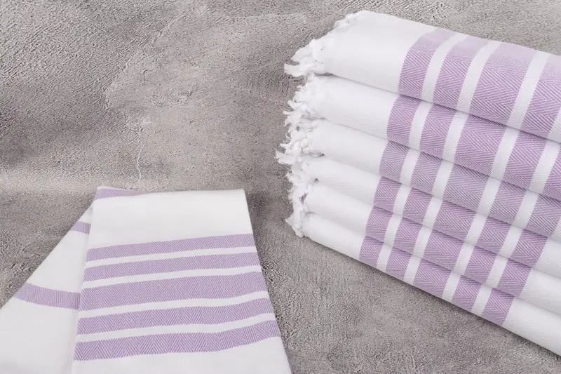 Custom Wedding Gift, Pool Towels, Bride Gift, Lightweight Turkish towel, 70x40 Cotton Herringbone Towel, Beach Wedding Favor, Personalized Towel - 2
