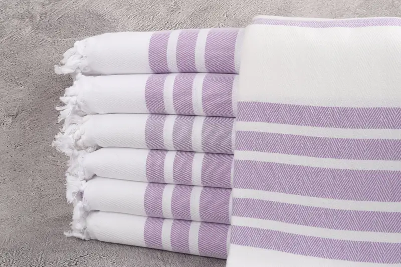 Custom Wedding Gift, Pool Towels, Bride Gift, Lightweight Turkish towel, 70x40 Cotton Herringbone Towel, Beach Wedding Favor, Personalized Towel - 1