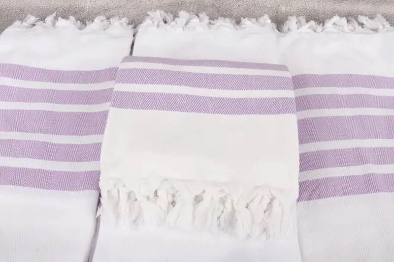 Custom Wedding Gift, Pool Towels, Bride Gift, Lightweight Turkish towel, 70x40 Cotton Herringbone Towel, Beach Wedding Favor, Personalized Towel - 4