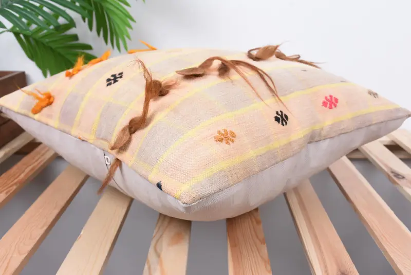 18x18 Pink Cushion Case, Home Decor Pillow, Anatolian Cushion, Vintage Kilim Pillow, Personalized Gift Pillow Pillow Sham, Gift Pillow, Pillow Cover - 6