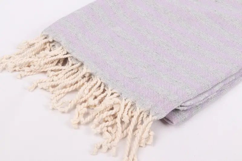 Thin and lightweight Turkish peshtemal, 70x36 Cotton Striped Towel, Quick-dry towel, Luxury towel, Bridal Shower Favor, Personalized Bridesmaid Gift - 7