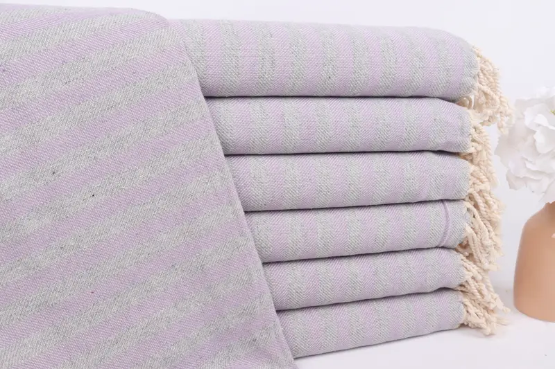 Thin and lightweight Turkish peshtemal, 70x36 Cotton Striped Towel, Quick-dry towel, Luxury towel, Bridal Shower Favor, Personalized Bridesmaid Gift - 1