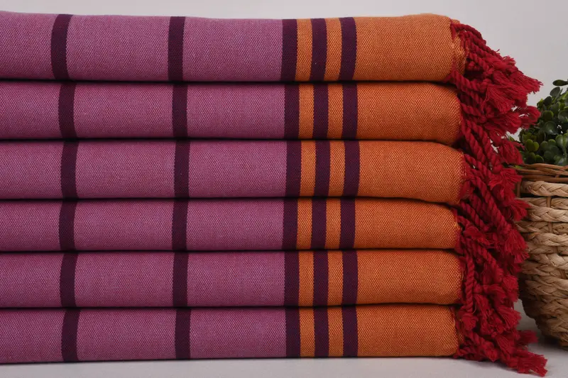 Wedding Towel, Sand-resistant towel, 68x32 Cotton Striped Towel, Boyfriend Christmas Gift, Towel With Name, Lightweight towel, Beach Towel Gift - 2