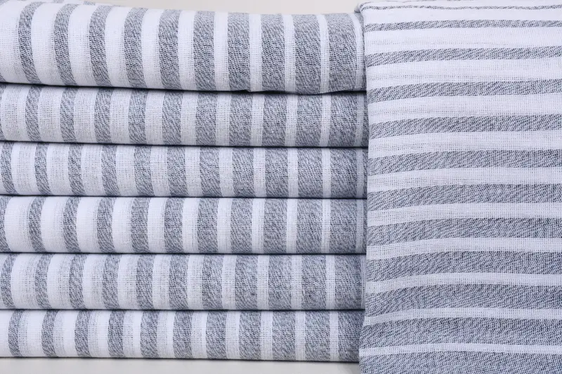 Bride Gift, Oversized lightweight Turkish bath towel USA, 70x40 Cotton Striped Towel, Yoga Towel, Gifts For Him, Thin towel, Bridal Shower Gift - 1