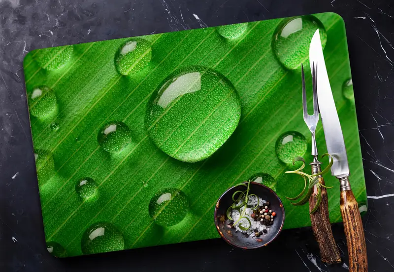 Botanik Cam Kesme Tahtası, Temperli, Kaymaz, Mutfağın Temeli